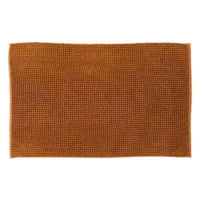 Tapis de bain mini chenille 50x80 cm coloris tabac, 5Five