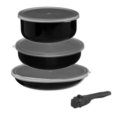 Five Batterie de Cuisine Amovible 7 Pièces 28cm Noir - vue 2