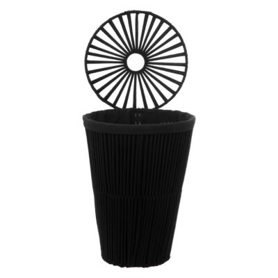 Panier à linge, 42 litres, noir, Manille, 5Five