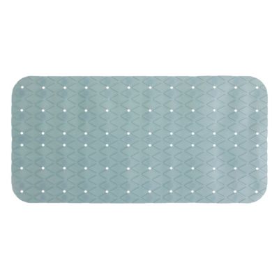 Tapis de fond de bain en pvc 35x70 cm, bleu artic, 5Five