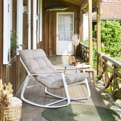 Fauteuil à bascule de jardin "Felinio" Hespéride - vue 2