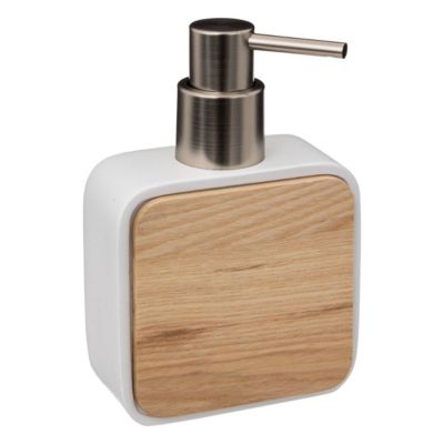 Five Distributeur de Savon Design Natureo 14cm Blanc - vue 2
