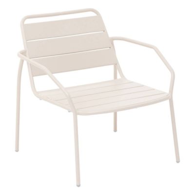 Fauteuil de salon de jardin Phuket en acier traité en epoxy Hespéride