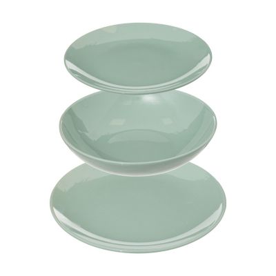 Secret De Gourmet Service vaisselle 18 pièces Bleu, H. 2.1 cm, COLORAMA - vue 2