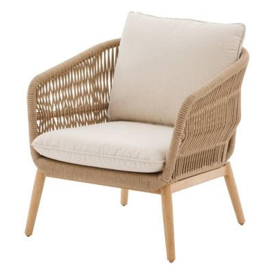 Fauteuil de salon de jardin "Orissa" polyester et acier Hespéride