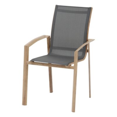 Fauteuil de jardin Axant poivre et miel Hespéride