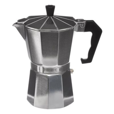 Cafetière Italienne "6 Tasses" 18cm Argent