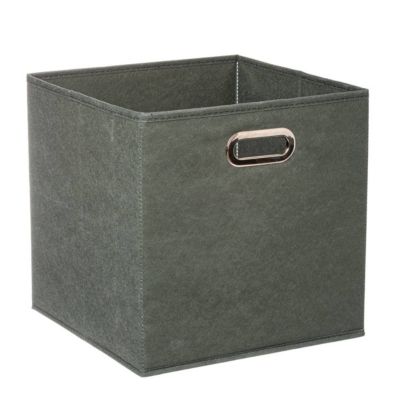 Five Boîte de Rangement Carrée Pliable Mix n'Modul 31x31cm Marron - vue 2
