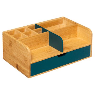 Organisateur de tiroir bleu pétrole Modern