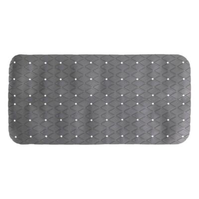 Five Fond de Bain PVC Diamond 39x69cm Gris - vue 2