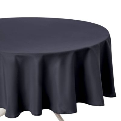 Atmosphera Nappe antitache ronde unie 180cm Gris - vue 2