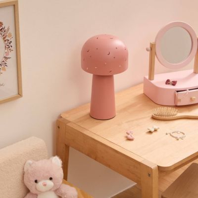 Atmosphera Kids Lampe à Poser Enfant Champignon Starry 27cm Rose - vue 2