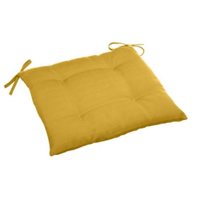Coussin d'Assise Korai 40x40 cm Moutarde Lot de 4 - vue 2