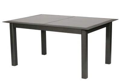 Table de jardin extensible Allure en aluminium coloris graphite L.160/254 x l.115 x H.76 cm