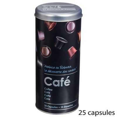 Five Boîte à Capsules de Café Relief II 17cm Noir - vue 3