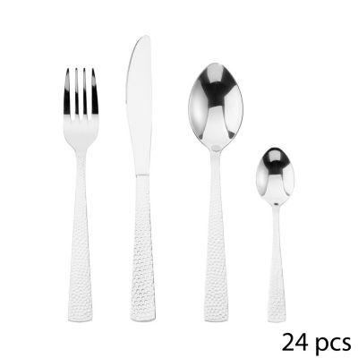 Secret De Gourmet Ménagère 24 pièces en inox D'ORO Argent, L. 16.5 x l. 6.5 x H. 27.5 cm