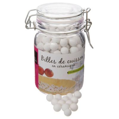 Five Billes de Cuisson en Céramique Patisserie 7cm Blanc - vue 2