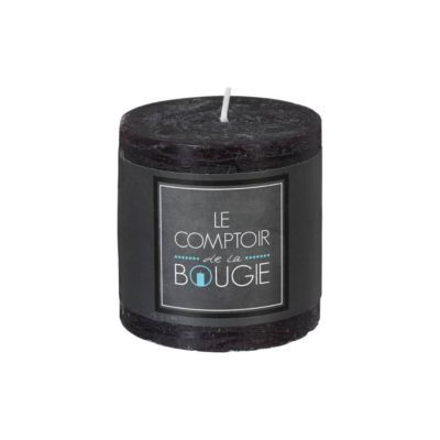 Comptoir De La Bougie Bougie Ronde Rustic 7cm Noir - vue 3