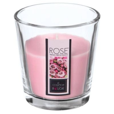 Comptoir De La Bougie Bougie Parfumée en Verre Nina 90g Rose - vue 3
