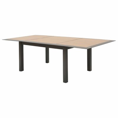 Table de jardin Hespéride Allure 254 x 115 cm honey et praline