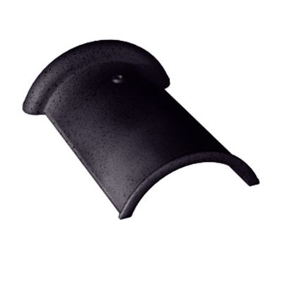 Faîtière demi-ronde de 33 Régence noir