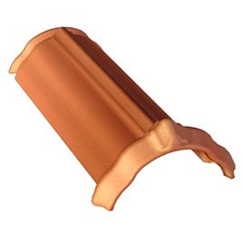 Arêtier à emboitement de 40 Losangée rouge