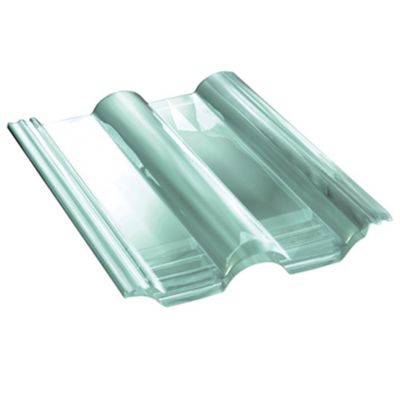 Tuile en verre Double Romane 28,5 x 47,3 cm Monier