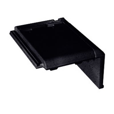 Tuile de rive droite Régence noir Monier