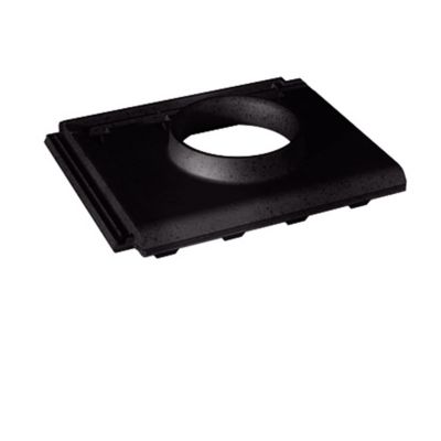 Double tuile à touille ø150 Régence noir