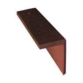 Tuile de rive droite Plate de Pays rouge vieilli