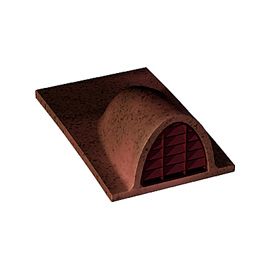 Tuile chatière Plate de Pays rouge vieilli