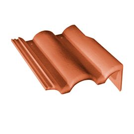 Tuile de rive universelle droite Plein Ciel rouge sienne