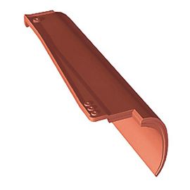 Tuile de rive ronde droite Galléane 12 rouge occitan