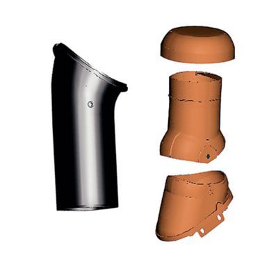 Ventilation ø125 Perspective ardoise