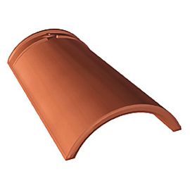 Faîtière / arêtier de 50 Galléane 12 rouge occitan