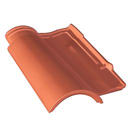 Tuile Galléane 12 rouge 28,5 x 47,3 cm