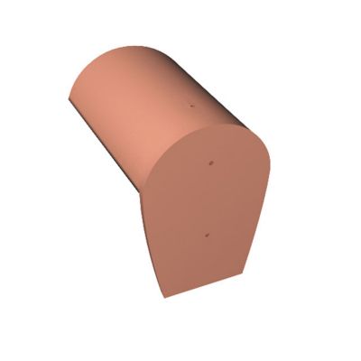 Faîtière d'aboutconique de 40 (fin) rouge