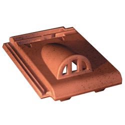 Tuile chatière grillagée Régence brun vieilli