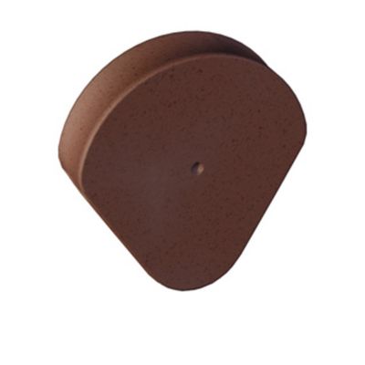 Fronton de rive à rabat brun vieilli