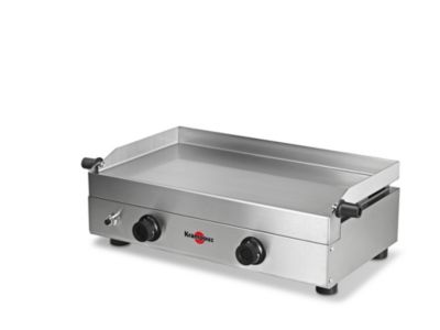 Plancha gaz acier inoxydable Krampouz Saveur Double