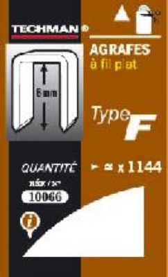 Techman Agrafes 12 mm type F