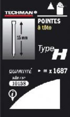 Techman Pointes 19 mm type H