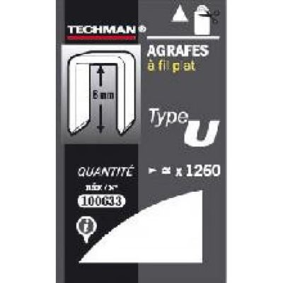 Techman Agrafes 14 mm type U