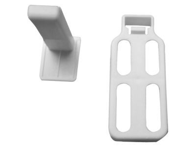 3 supports clips Eco en PVC
