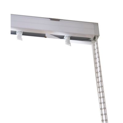 Rail pour store californien Madeco blanc ouverture centrale 160 cm