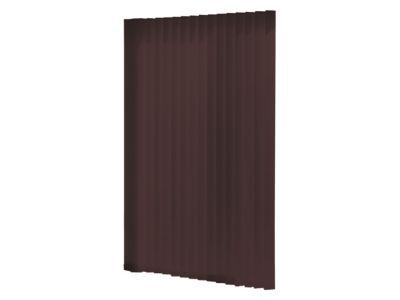 5 lamelles pour store californien MADECO Uni chocolat 280 cm