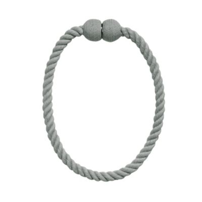 Embrasse à rideaux lien corde aimanté gris V.Creations