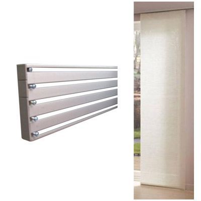 Kit rail et panneau japonais Madeco écru 170 x 250 cm