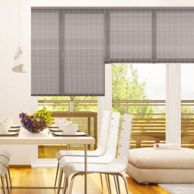 Store enrouleur Madeco l.12cm x H.18cm gris