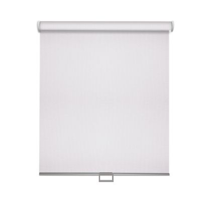 Store enrouleur occultant automatique 37 x 160 cm blanc Madeco